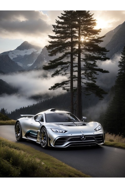 YAPAY ZEKA SANAT Παγκόσμια συλλογή αθλητικών αυτοκινήτων - Αφίσα 10 τεμαχίων