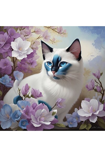 YAPAY ZEKA SANAT Caiete World pisică leri, 5 bucăți, „13x19”, copertă de înal...