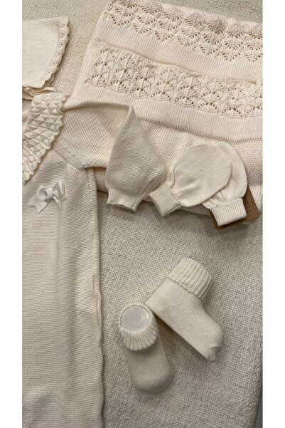 Nipperland Knitwear hospital discharge set for baby girl and boy 100% organic cotton