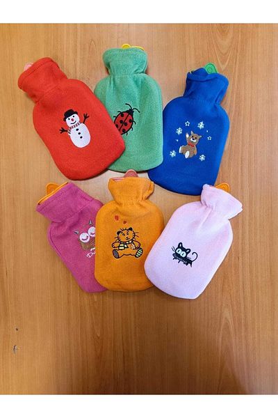 Libor Warm Water Bag Fleece Covered Small Size Hand Foot Warmer Thermafor Water Bag
