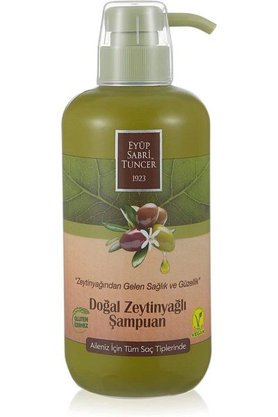 Eyüp Sabri 600 ml Natural Olive Oil Pet Bottle Shampoo