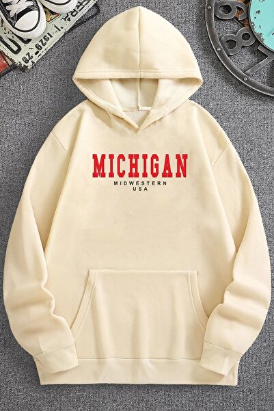 Adrift Unisex majica Michigan Štampano KPP-crna-Michigan