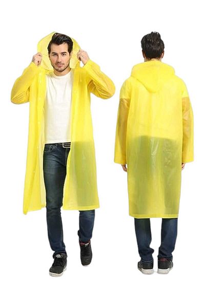 Mood Agenda Men's Windproof Hooded Raincoat Eva Raincoat