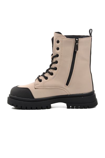 Aspor Pepino 1566-F Beige Girl's Boots with Fleece Inside