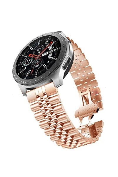 FirstModel 22 Mm Universal Rolex Stil Paslanmaz Çelik Kordon Akıllı Pim Rose ...