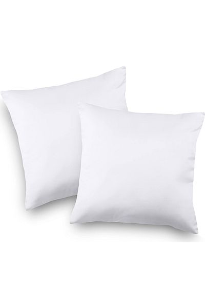 YEKTA MOBİLYA 2 Pieces Throw Pillow Inner Pillow Premium Throw Pillow Inner Filling 50*50 Cm Fiber Filled