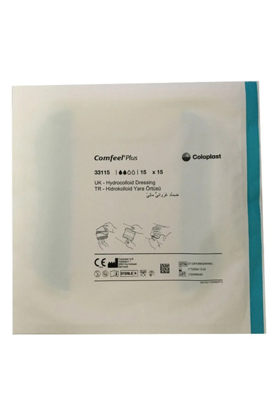 Coloplast Comfeel Plus Hidrokolloid Yara Örtüsü 33115 15x15 cm 5 Adet (1 Kutu)