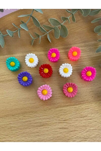 ella'nın çarşısı 15 komada mini šarenih kopči u obliku tratinčice