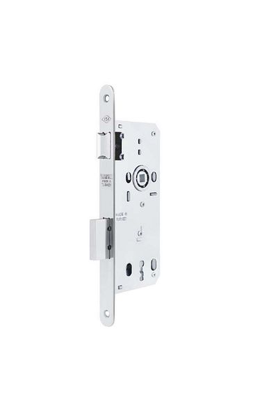 bersayapı Silent Interior Room Door Lock Nickel Keyed 40mm Mortise Lock