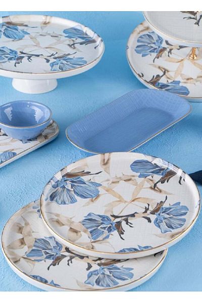 ACAR Amanda 21 Piece Ceramic Breakfast Set - Sr-06228