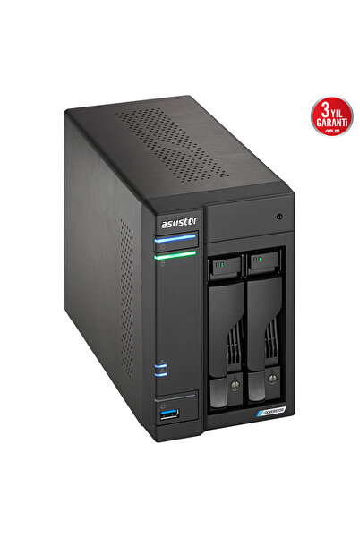 Universal Asustor Intel N5105 2 Slots (يدعم 2X22TB) 4 جيجابايت DDR4 (يدعم 16 ...