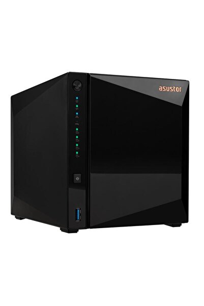 Asustor وحدة تخزين AS3304T ذات 4 فتحات (تدعم 4×22 تيرابايت)، ذاكرة DDR4 سعة 2...
