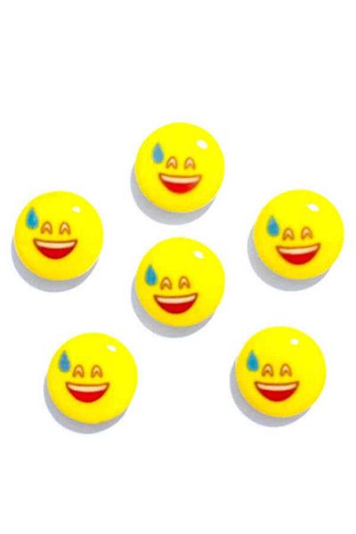 hobim42 ΚΙΤΡΙΝΟ EMOJI ΒΡΕΦΙΚΟ ΓΙΛΕΚΟ ΜΠΟΥΤΣΟ AMIGURIMI ΚΟΥΜΠΙ ΚΡΕΜΑΣΜΕΝΟ ΚΑΤΩ ΜΕΓΕΘΟΣ: 14mm (ΤΗΣ ΤΙΜΗΣ ΕΙΝΑΙ ΓΙΑ 10 ΤΕΜΑΧΙΑ)
