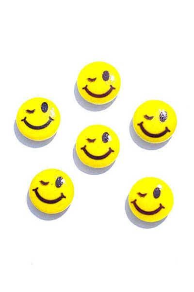 hobim42 ΚΙΤΡΙΝΟ EMOJI ΒΡΕΦΙΚΟ ΓΙΛΕΚΟ ΜΠΟΥΤΣΟ AMIGURIMI ΚΟΥΜΠΙ ΚΡΕΜΑΣΜΕΝΟ ΚΑΤΩ ΜΕΓΕΘΟΣ: 14mm (ΤΗΣ ΤΙΜΗΣ ΕΙΝΑΙ ΓΙΑ 10 ΤΕΜΑΧΙΑ)