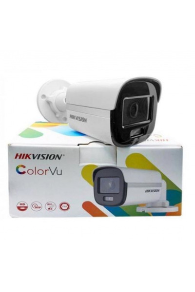 Universal HIKVISION DS-2CE10DF0T-PF 2Mpix 20Mt Gece Görüşü, 3,6mm Lens, Full Time Color, Color Vu Bullet Kamer