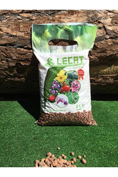 lecat Kil Bilyesi 2 Lt 3-8 Mm Genleştirilmiş Kil Bilyesi Hidroponik Kil Orkid...
