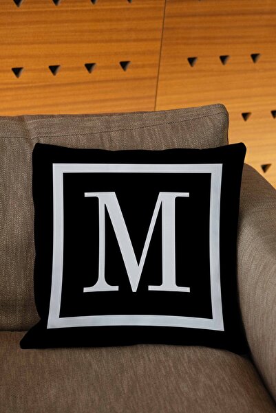 Hayal Dekoratif Чорний колір з білими літерами, цифровий принт, чохол для под...