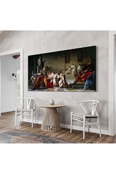 Sennight Dekoratif Baskı Julius Caesar'ın Ölümü Kanvas Tablo