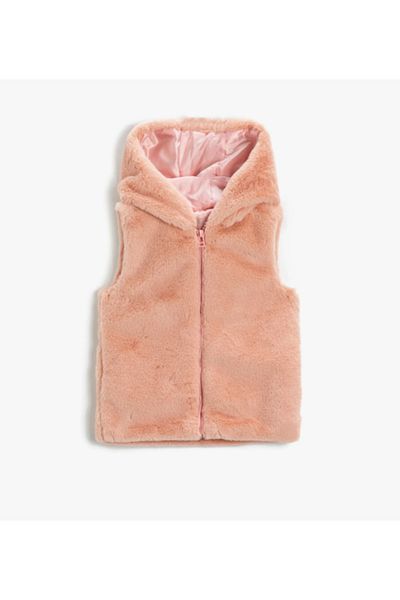 Koton Girl's Plush Vest
