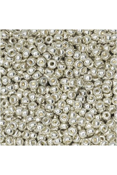 Bi hızlı Miyuki Boncuk 11/0 ( Yuvarlak Kesim ) 5 gram Gümüş Renk