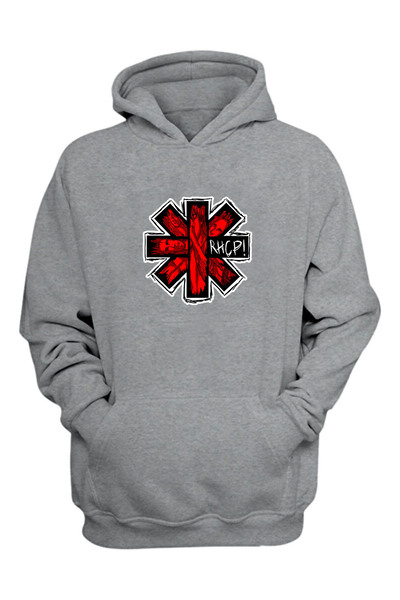 THEWERT Unisex crvena majica sa kratkim rukavima Red Hot Chili Peppers, siva,...