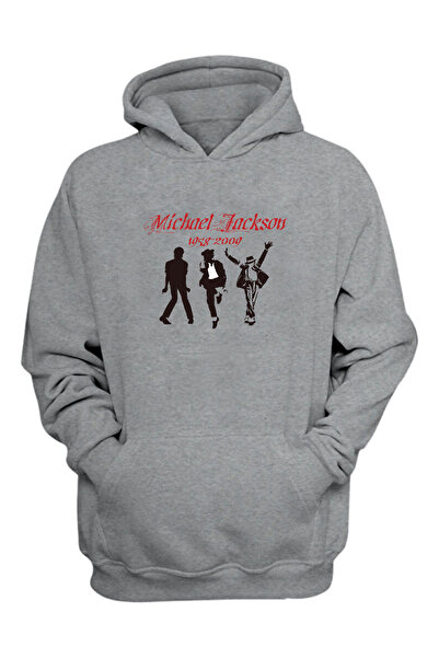 THEWERT Unisex majica Michael Jackson 1958-2009 siva standardne veličine