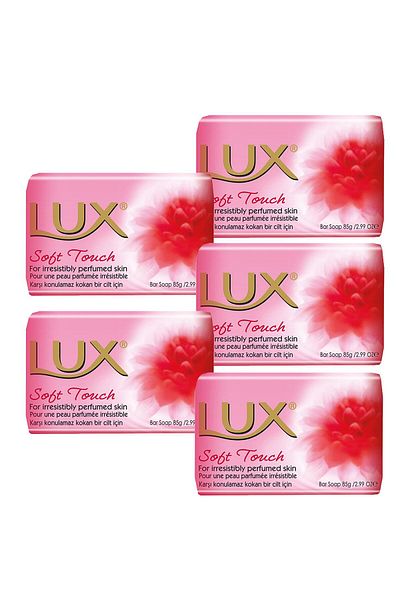 LUX 5 pcsLuxury Soap Pink 80 GrSoft Touch