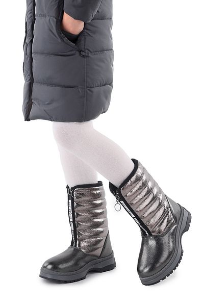 Kiko Kids Arz 2732 Model Girl's Zippered Snow Boots