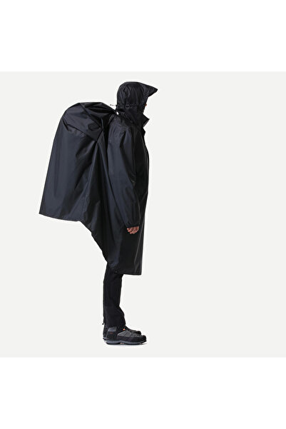 Decathlon Uzun Kollu Panço Yağmurluk Polyester Su Geçirmez Hafif Kumaş Yırtıl...