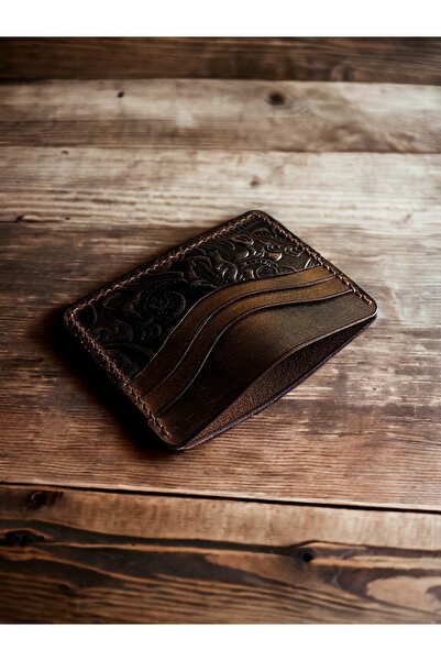 DeriBoss Milano Plus Γνήσιο Δερμάτινο Μίνιμαλ Μοτίβο Κάρτας (7 θήκες)