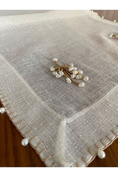 HALATÇI HOME - PEARL DETAILED RUNNER GOLD