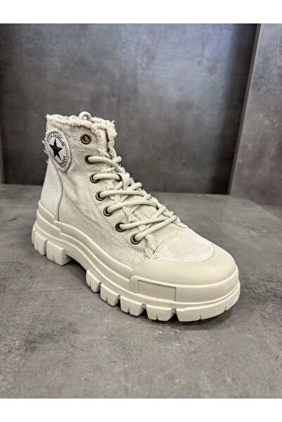 Guja (dar kalıp)KETEN AYAKKABI BAĞCIKLI ,HAFİF TABAN KAVUÇUK BOT(dar kalıp)