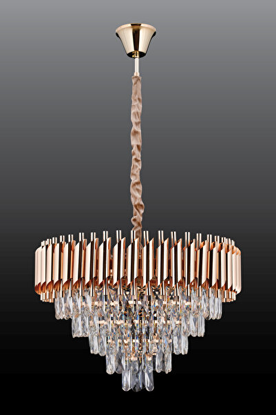 Almira Mihran Kristal 55"lik Gold Kristal Taşlı