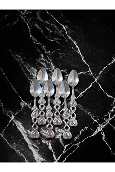 nergiz mutfak 6lı kalpli çay kaşığı