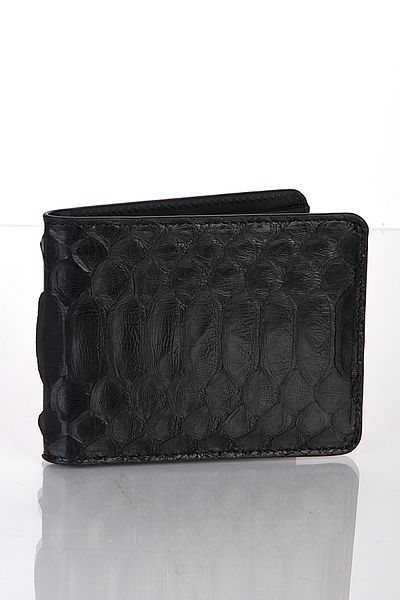 fubileather Genuine Snakeskin Men's Wallet