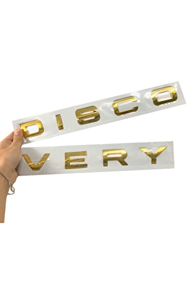 Rocas LAND ROVER DISCOVERY SPORT  Uyumlu ÖN YAZI PARLAK GOLD