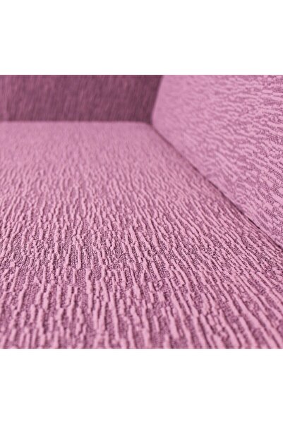 uzhanem 3-Seater Jacquard Seat Cover and Sofa Bed Couch Cover - Powder