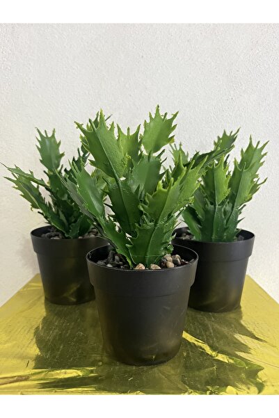 paris dünyası 1 Adet Dekoratif Yapay Yeşil Yapraklı Çiçek