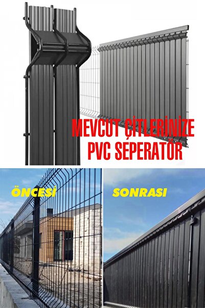 Ebitso Panel Tel Çit Kaplama Pvc 100 x 250 Cm