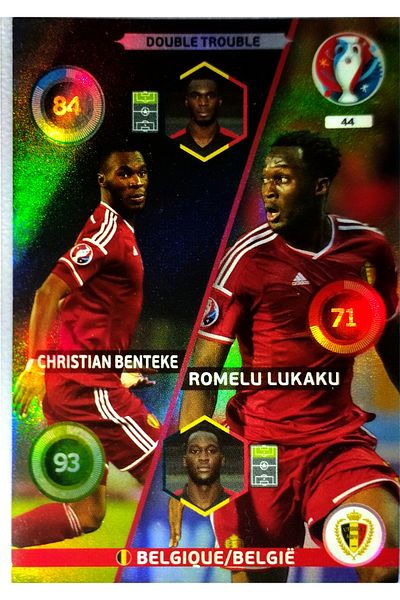 Panini CHRISTIAN BENTEKE -ROMELU LUKAKU DOUBLE TROUBLE