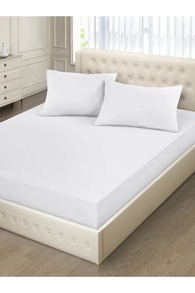Juellhome Double Elastic Combed Cotton Sheet (Without Pillow) 160 x 200
