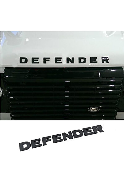 Rocas LAND ROVER DEFENDER ÖN KAPUT YAZISI SİYAH Uyumlu