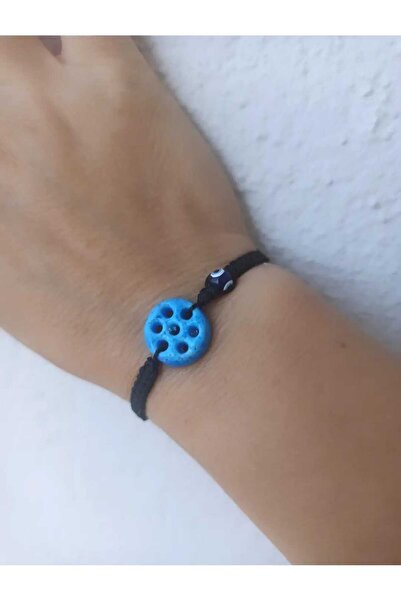 İDA ACCESSORY سوار مصعد محبوك متعدد العيون من الخرز العين الشريرة