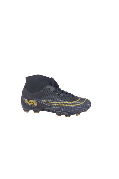 Jump 29676 Men's Black Socks Model Crampon Football Shoes
