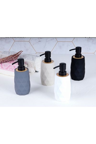 AROW Acrylic Liquid Soap Dispenser with Bamboo Detail - Quality