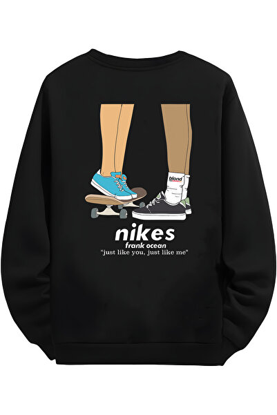 MAGORS Μαύρο φούτερ με ξανθό σχέδιο