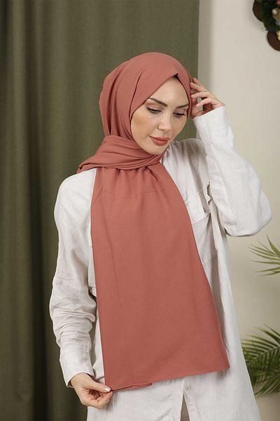 Trablus Hijab Women's Cotton Jazz Shawl Onion skin