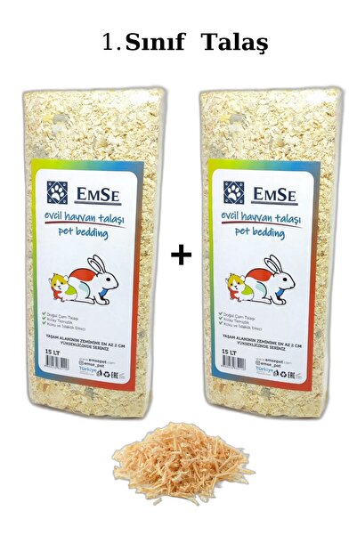 EMSE Tavşan Kemirgen Talaşı 15 Lt X 2 Adet