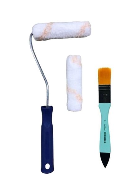 Buhobi Satin Roller - 10cm and 350-1 Cadence Brush