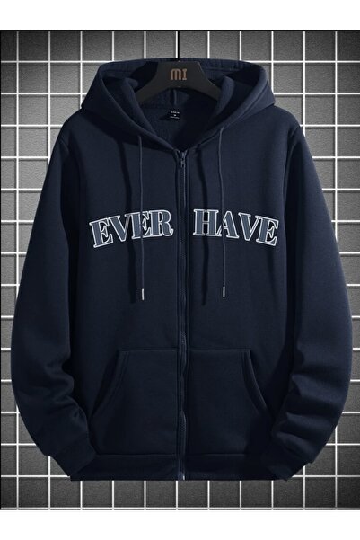 Machetta Μπουφάν με φερμουάρ Navy Blue Everhave με 3 κλωστές